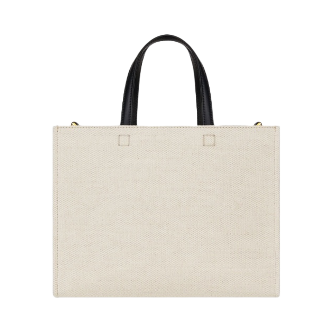 지방시 스몰 G 토트 캔버스 쇼핑백 베이지 블랙(Givenchy Small G Tote Shopping Bag in Canvas Beige Black) - 2