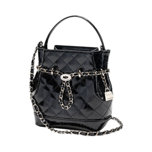 ☆韓国の人気☆【Cardinal Red】☆Owl-Ro Bag Gloss Black☆ Owl-ro bag gloss black [12시 이전 결제시 바로배송