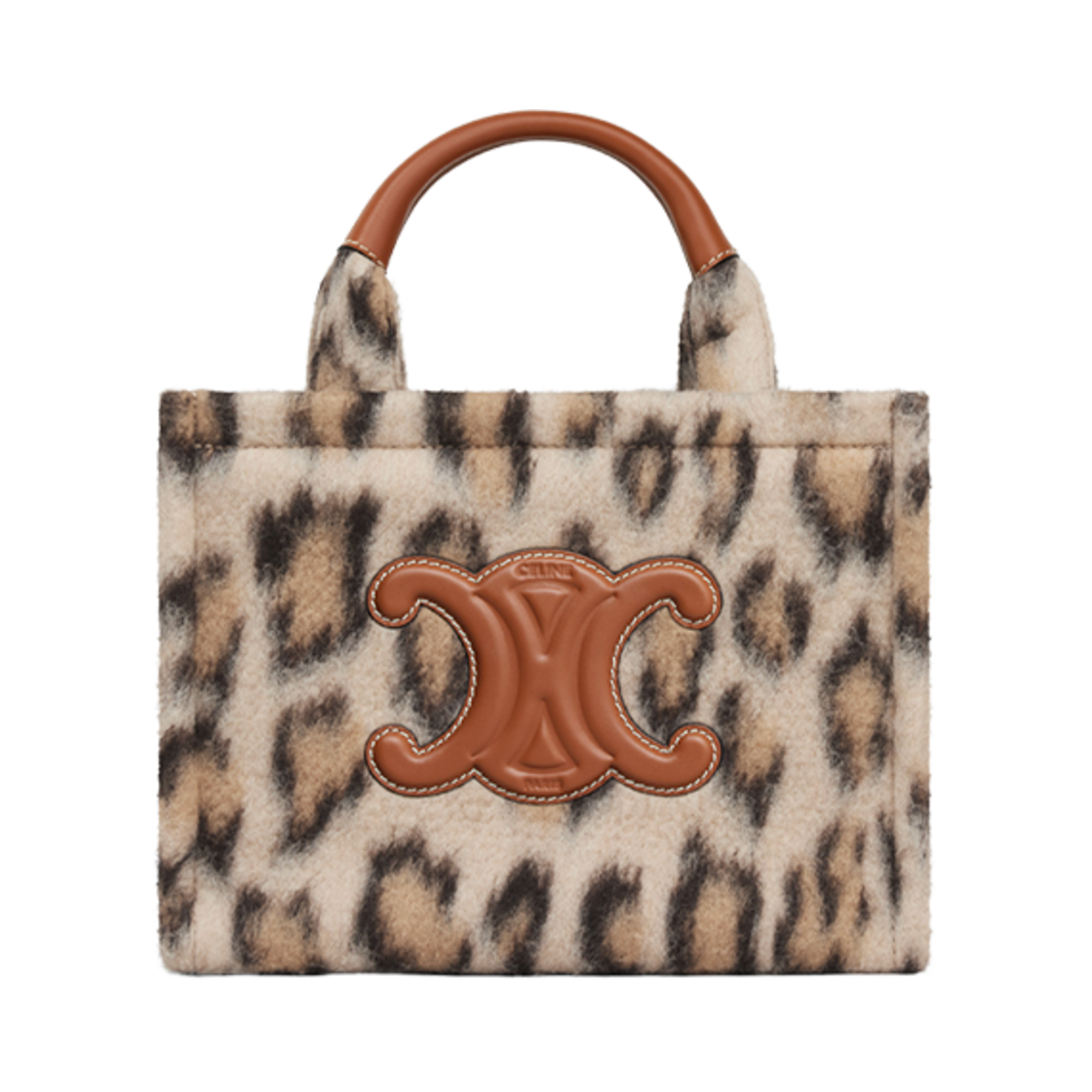 셀린느 스몰 카바스 타이스 레오파드 텍스타일 카프스킨 레오파드(Celine Small Cabas Thais in Leopard Textile Calfskin Leopard) - 1