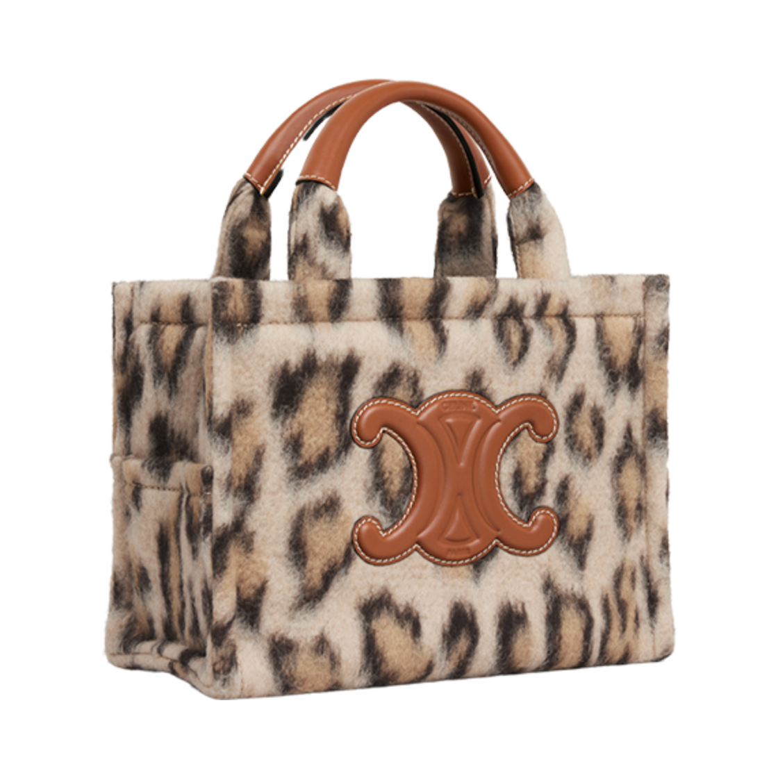셀린느 스몰 카바스 타이스 레오파드 텍스타일 카프스킨 레오파드(Celine Small Cabas Thais in Leopard Textile Calfskin Leopard) - 2