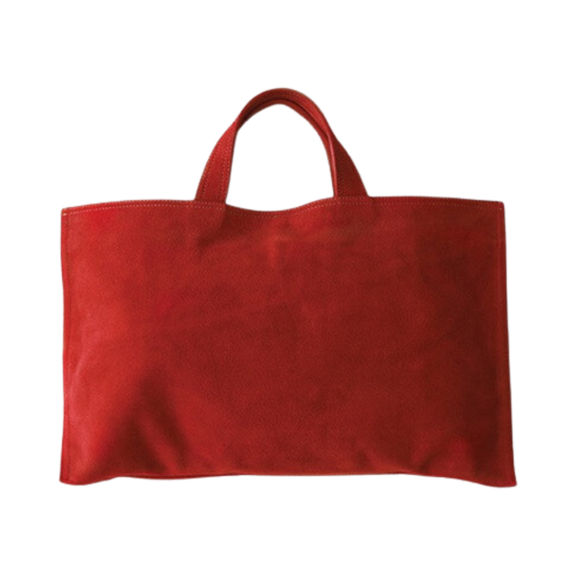 - Nothing Written Ravioli Suede Bag Red