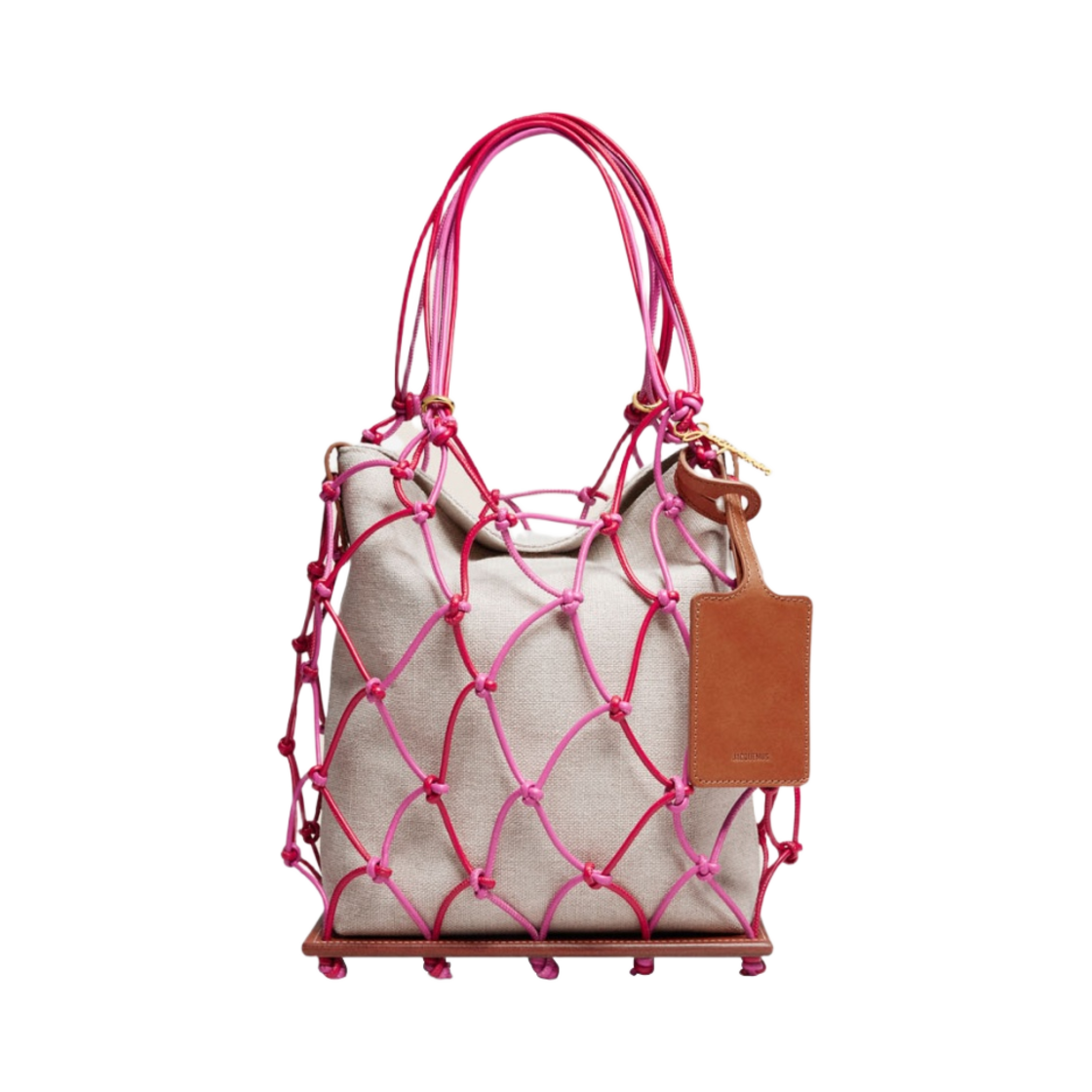 자크뮈스 르 쁘띠 필레 프랄루 피쉬넷 백 다크 핑크(Jacquemus Le Petit Filet Pralu Fishnet Bag Dark Pink) - 1