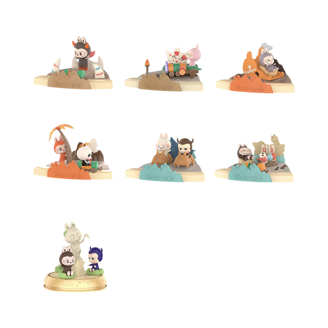 팝마트 라부부 조각 조각 섬 시리즈 미개봉 랜덤박스 (1개입)(Pop Mart Labubu Playing Games Scene Sets Series Sealed Case (1 Blind Box)) - 2