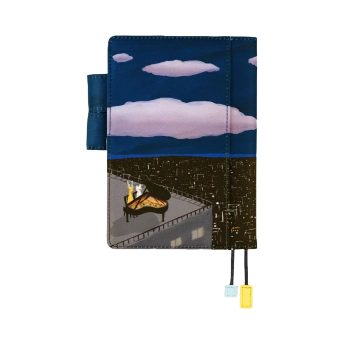 호보니치 테쵸 히로코 쿠보타 도쿄 메트로놈 A6 커버 네이비(Hobonichi Techo Hiroko Kubota Tokyo Metronome A6 Cover Navy) - 4