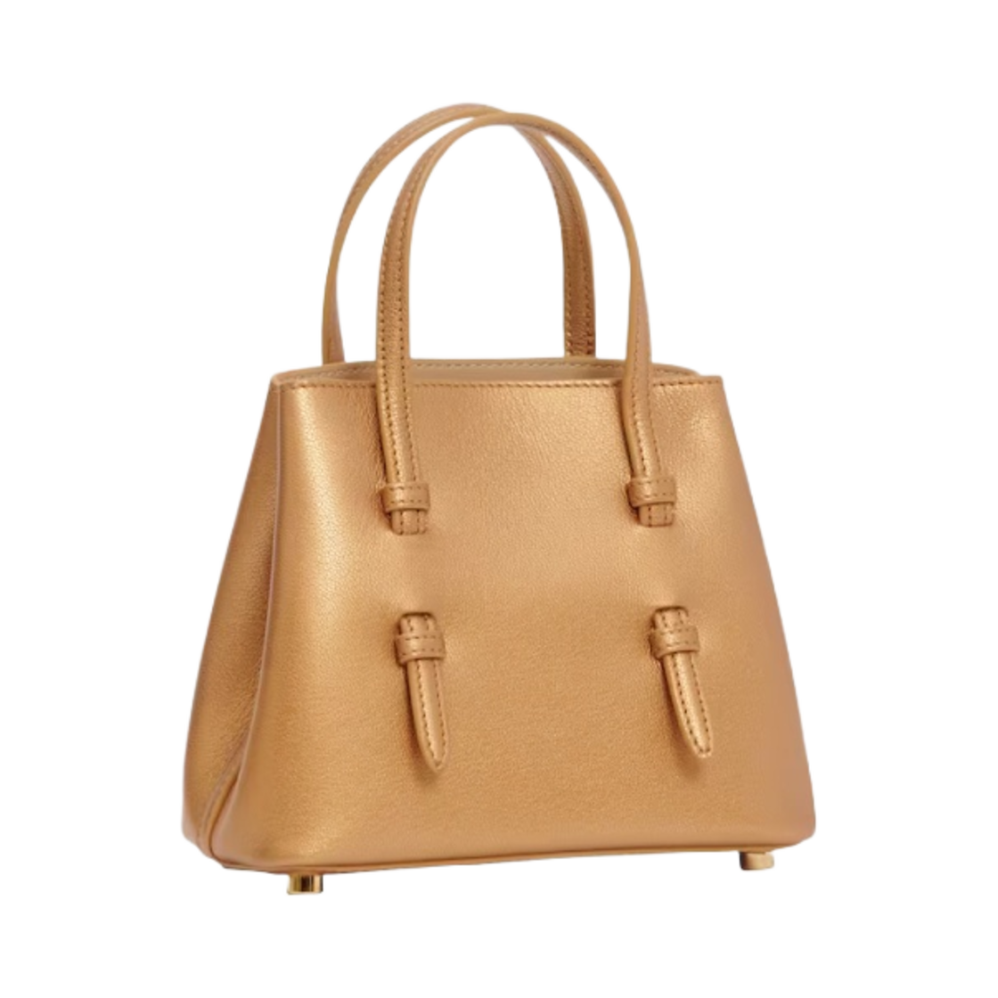알라이아 메탈릭 고트스킨 미나 16 백 브라운(Alaia Mina 16 Bag in Metallic Goatskin Brown) - 2
