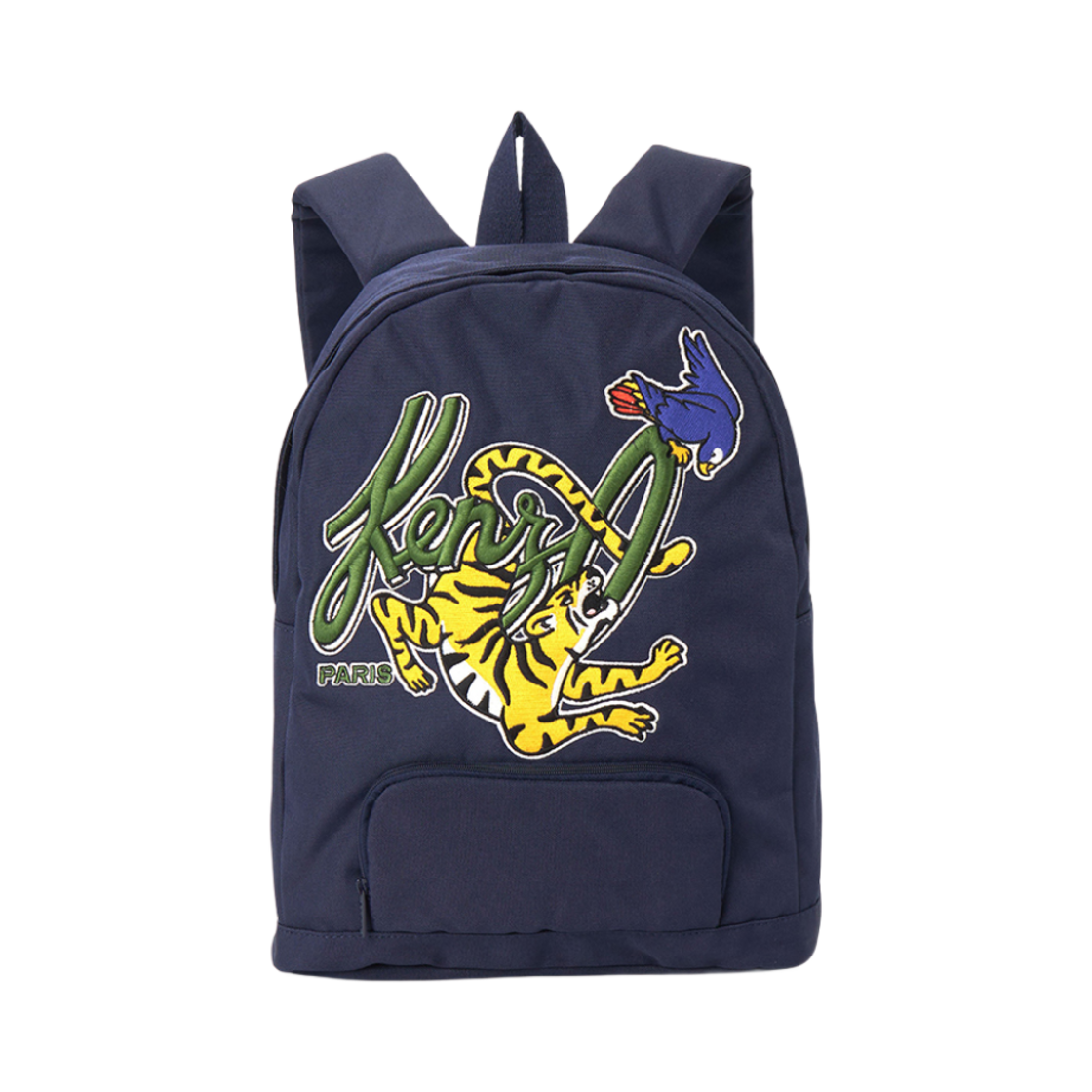 (키즈) 겐조 로고 백팩 네이비 블루((Kids) Kenzo Logo Backpack Navy Blue)