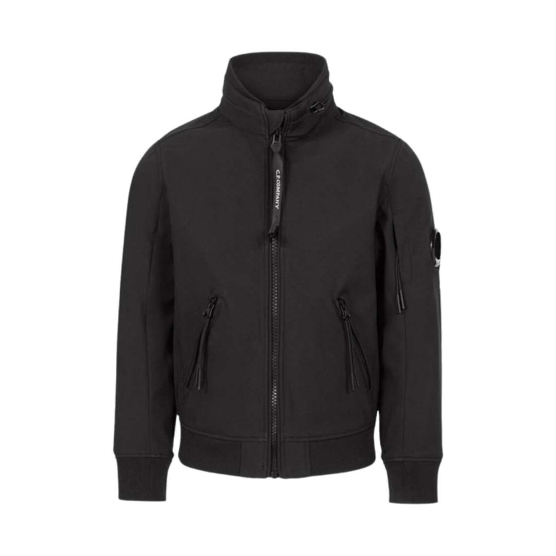 (키즈) C.P. 컴퍼니 U16 쉘-R 자켓 블랙 - 23SS((Kids) C.P. Company U16 Shell-R Jacket Black - 23SS) - 1