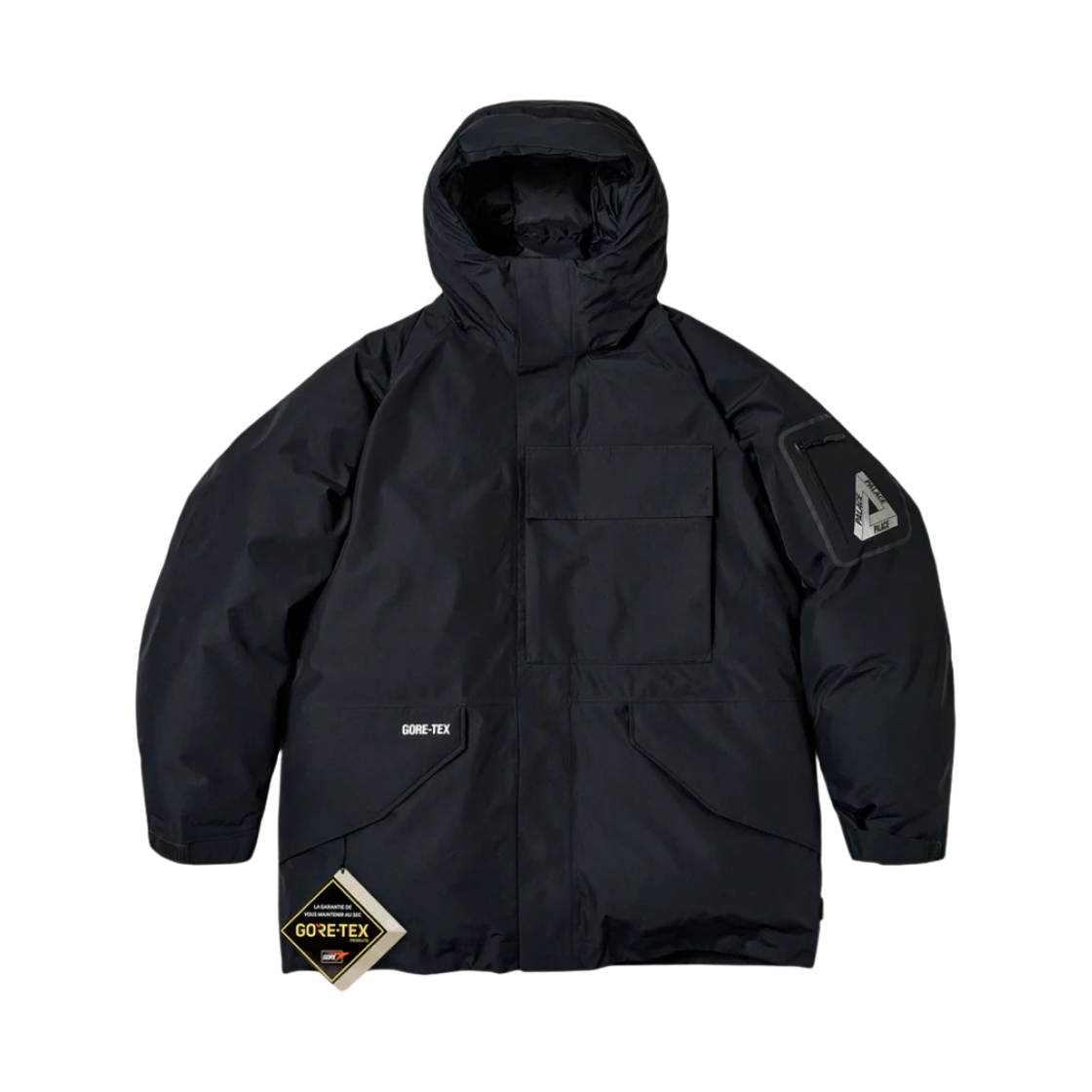 팔라스 고어텍스 카고 다운 파카 블랙 - 23FW | Palace | KREAM