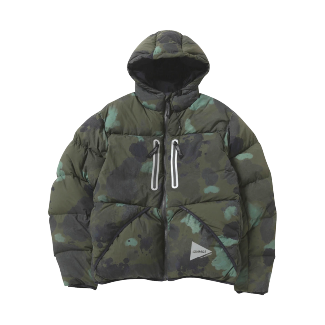앤드 원더 x 그라미치 다운 자켓 카모(And Wander x Gramicci Down Jacket Camo)