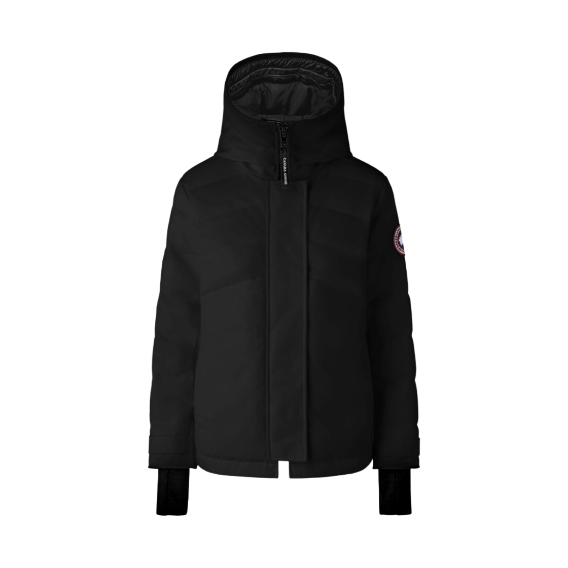 (W) 캐나다 구스 엘름베일 파카 블랙((W) Canada Goose Elmvale Parka Black) - 1