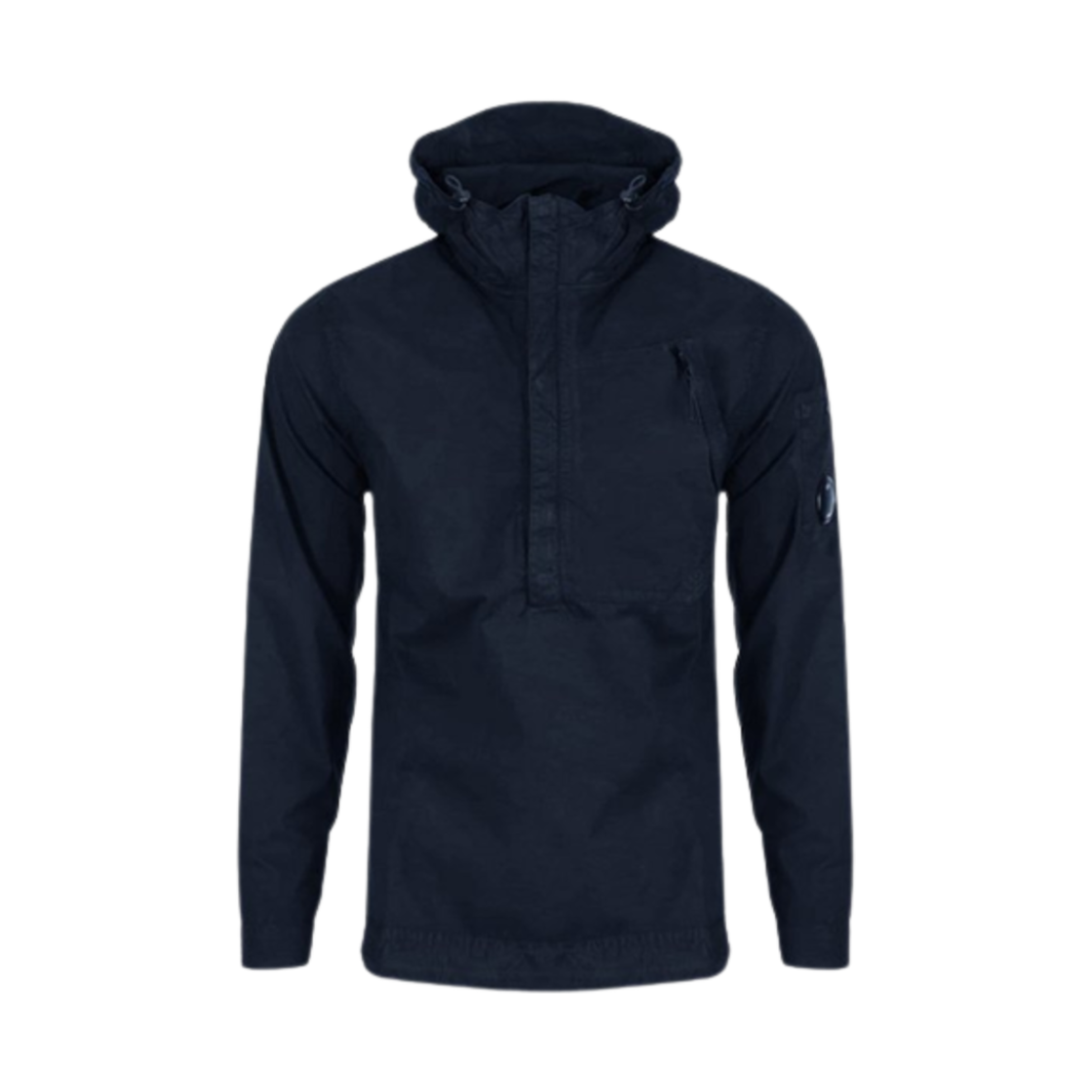 12CMSH178A002824G888 C.P. Company Lens Wappen Anorak Hooded Jacket Navy - 22SS