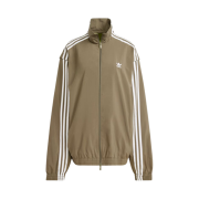 (W) Adidas Adilenium Season 2 Oversized Zip Off Track Top Olive Strata - KR Sizing