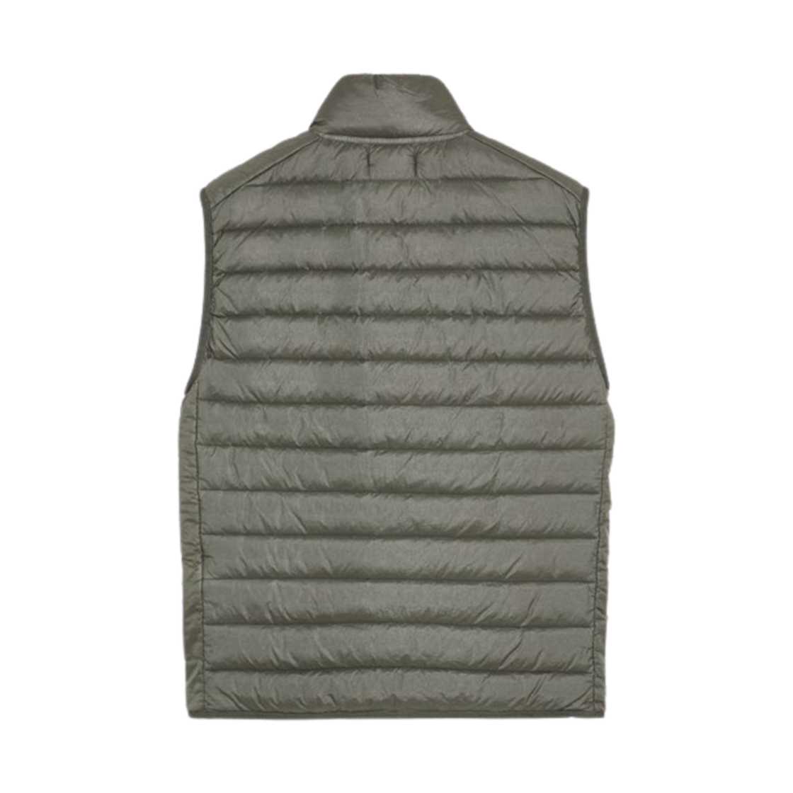 스톤 아일랜드 G0524 룸 웨이븐 챔버스 R-나일론 다운-TC 라이트 다운 베스트 머스크 그린 - 24SS(Stone Island G0524 Loom Woven Chambers R-Nylon Down-TC Light Down Vest Musk Green - 24SS) - 2