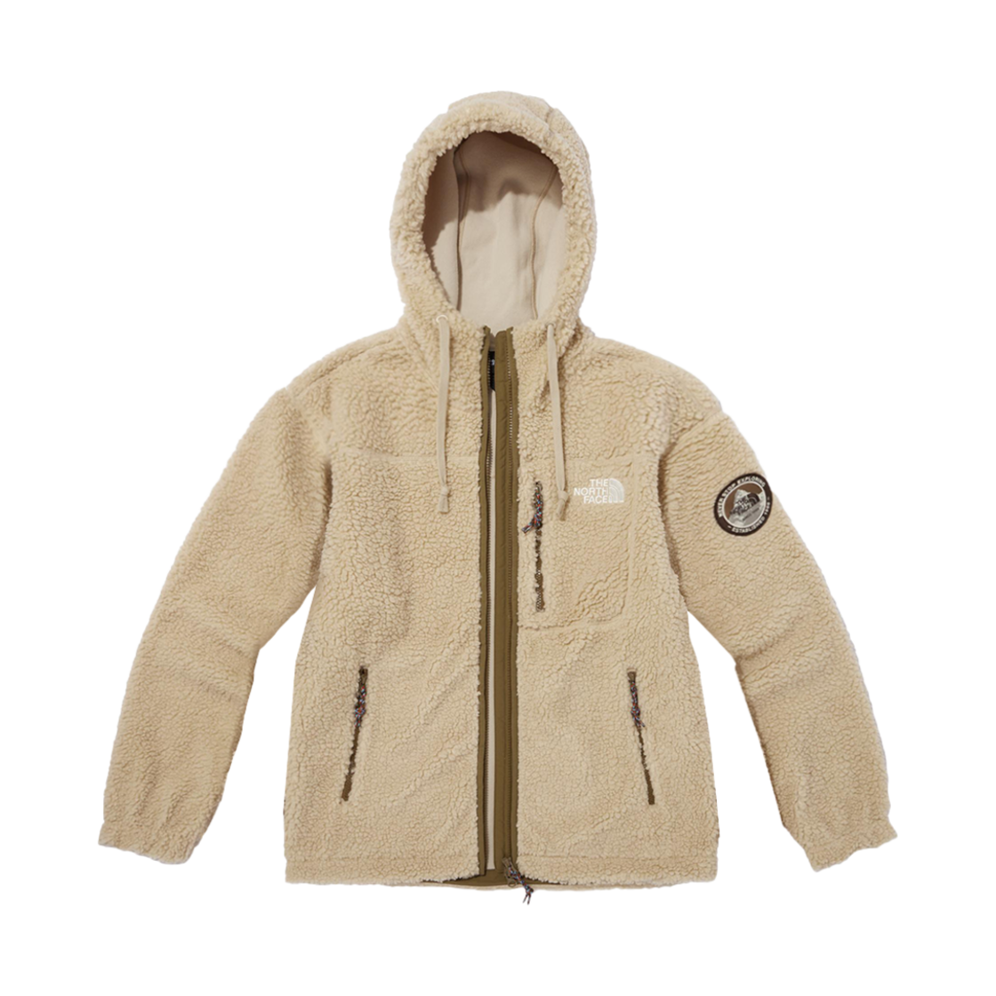 노스페이스 플레이 그린 플리스 후드 라이트 베이지(The North Face Play Green Fleece Hoodie Light Beige) - 1
