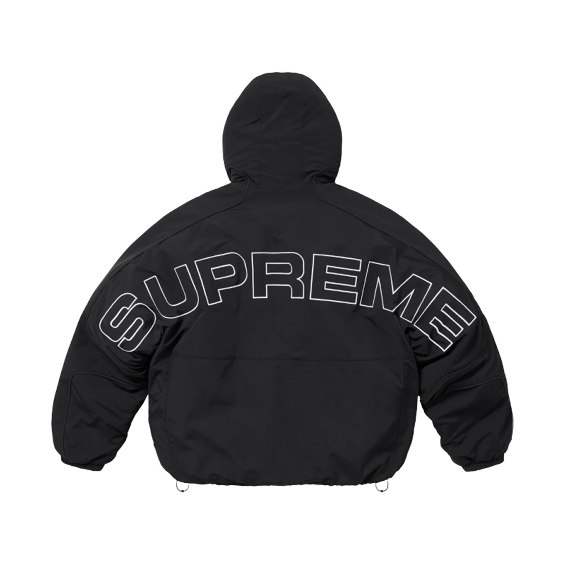슈프림 포우 퍼 리버시블 후드 트랙 자켓 블랙 - 25SS(Supreme Faux Fur Reversible Hooded Track Jacket Black - 25SS) - 3
