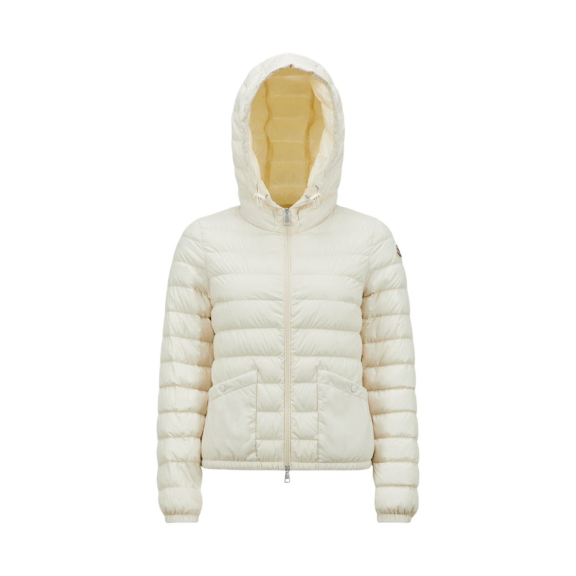 25SS MONCLER Ige ホワイトアイボリー W) 몽클레르 이게 후드 쇼트 다운 자켓 화이트 아이보리 - 25SS