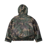 Supreme x Marithe Francois Girbaud Hooded Leather Flight Bomber Jacket Woodland Camo - 25SS