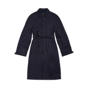 Balenciaga Deconstructed Carcoat Dark Blue