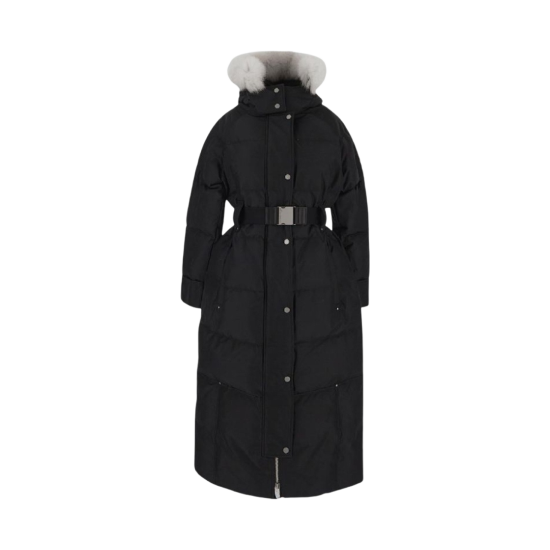 (W) 무스너클 클라우드 롱 파카 내츄럴 폭스 퍼 블랙((W) Moose Knuckles Cloud Long Parka Natural Fox Fur Black) - 1