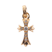 Hansroom Chrome Hearts 22K Baby Fat Cross Charm Pave Dia