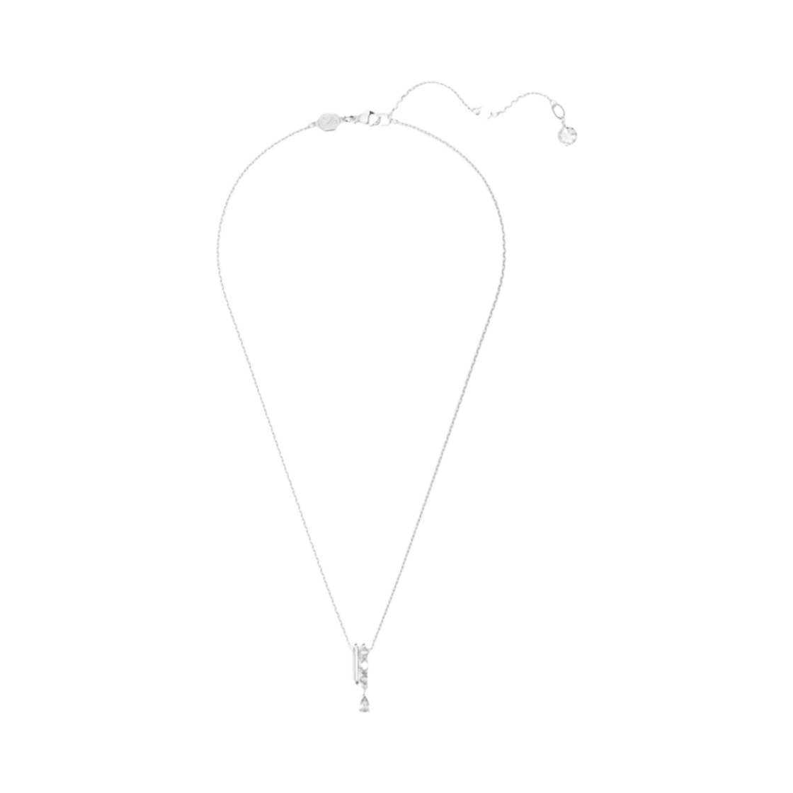 (W) 스와로브스키 덱스테라 펜던트 믹스 컷 화이트 로듐 플래팅