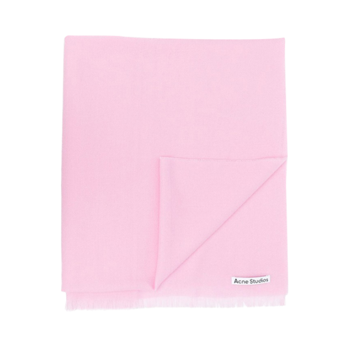 CA0150-418 Acne Studios Oversized Light Wool Muffler Pale Pink