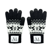 MUCENT Bana Nordic Pattern Gloves Rudolph Black