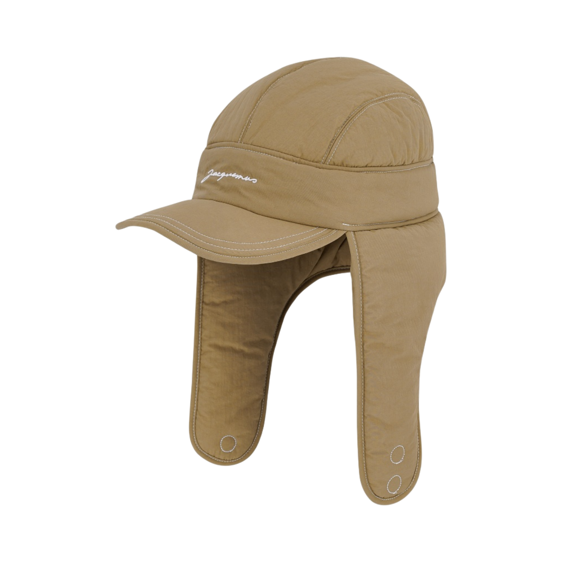 자크뮈스 라 카굴 브리치올라 퍼프 이어 플랩 햇 베이지(Jacquemus La Cagoule Bricciola Puffed Ear Flap Hat Beige) - 2