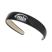 (W) Emis Enamel Hairband Black