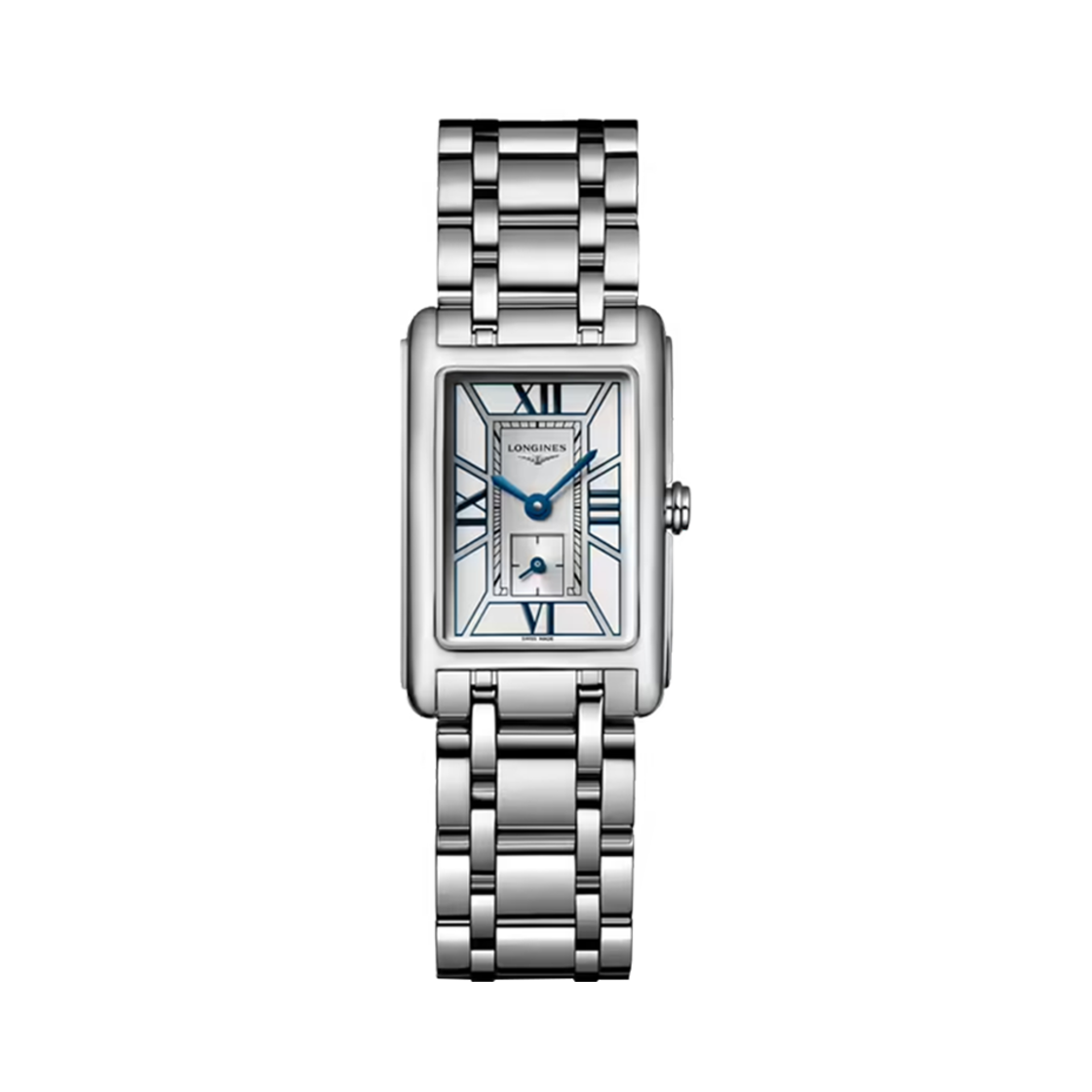 (W) 론진 돌체비타 쿼츠 32mm 스테인리스 스틸 화이트((W) Longines Dolcevita Quartz 32mm Stainless Steel White)