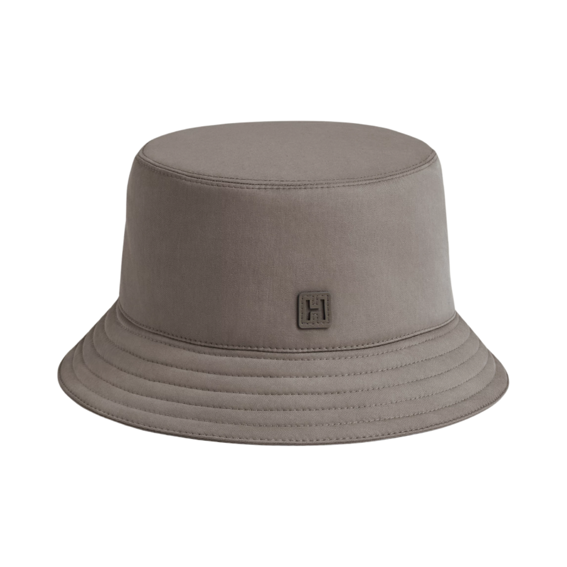 H241022N5I Hermes Fred H Cut Bucket Hat Cendre Gris Meyer
