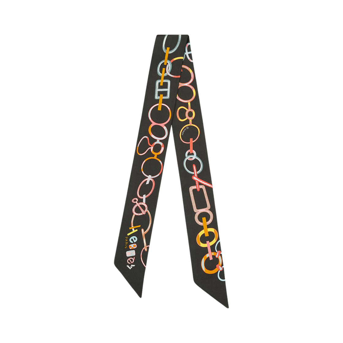 H063951S03 (W) Hermes Do Re Boucles Twilly Noir Rose Multicolore - 대표 이미지 #1