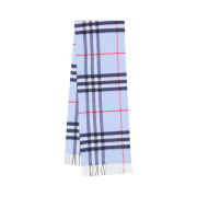 Burberry Classic Check Cashmere Muffler Pale Blue