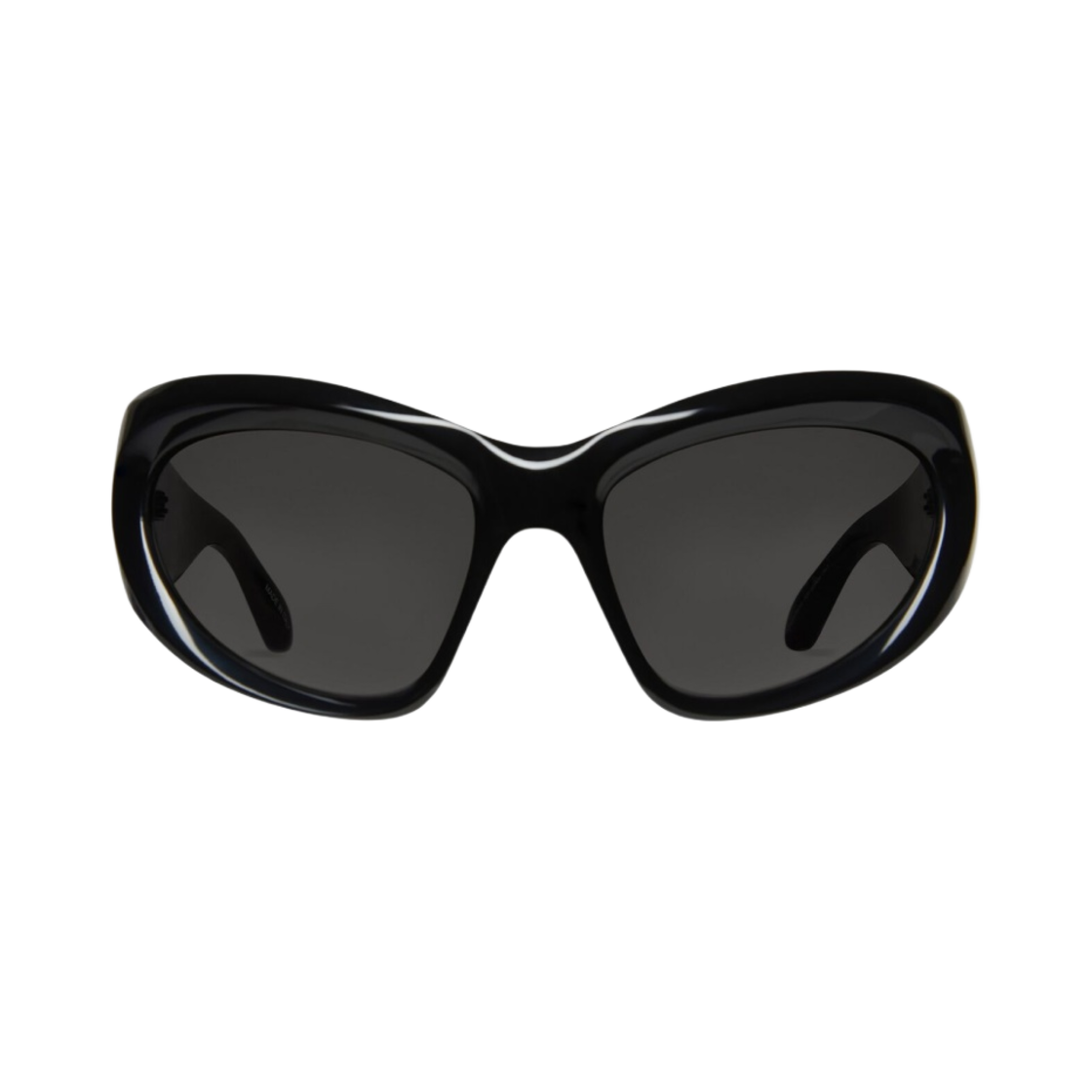 발렌시아가 랩 D-프레임 선글라스 블랙