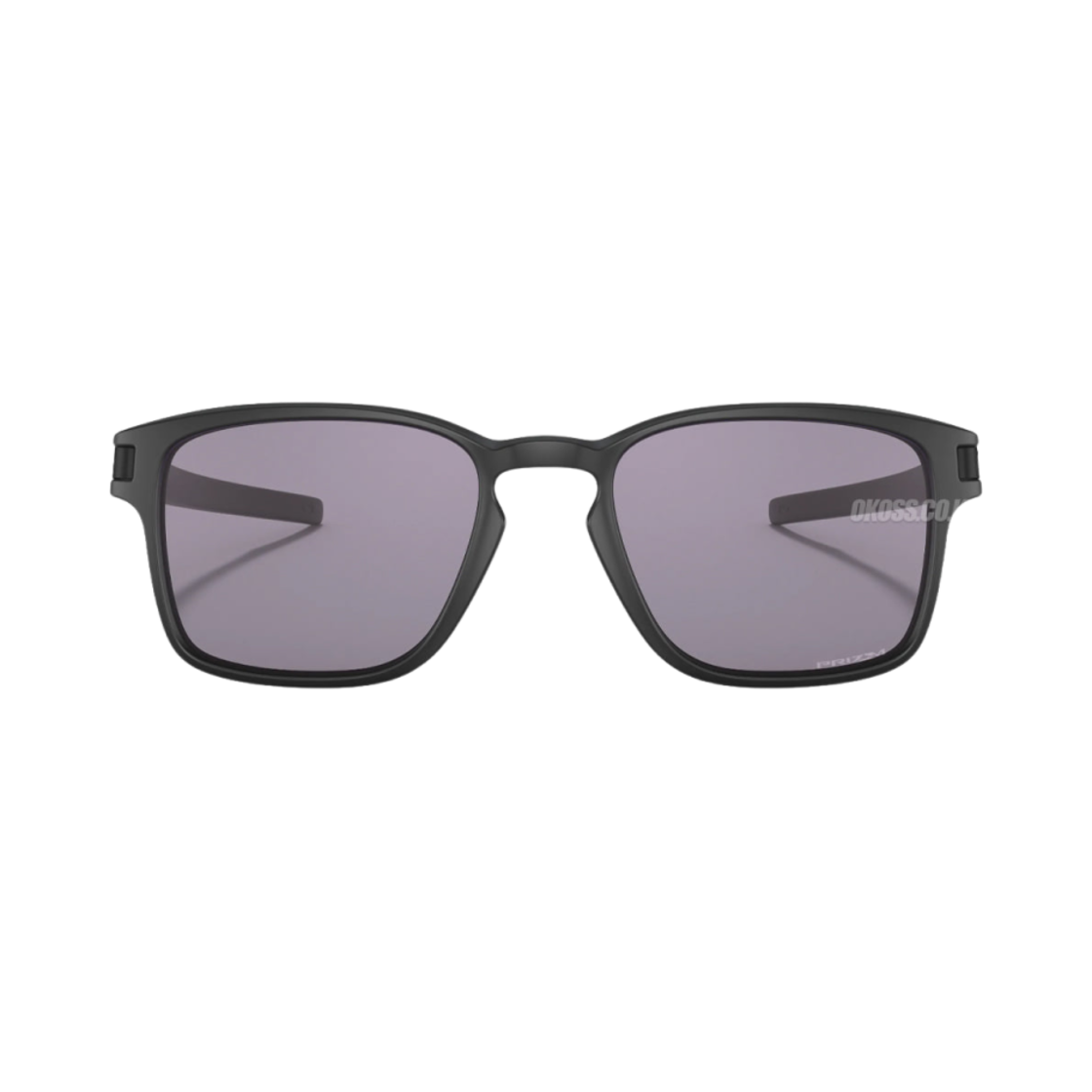 OO9358-1355 Oakley Latch Square Matte Black Frame Prizm Grey Lenses Asian Fit