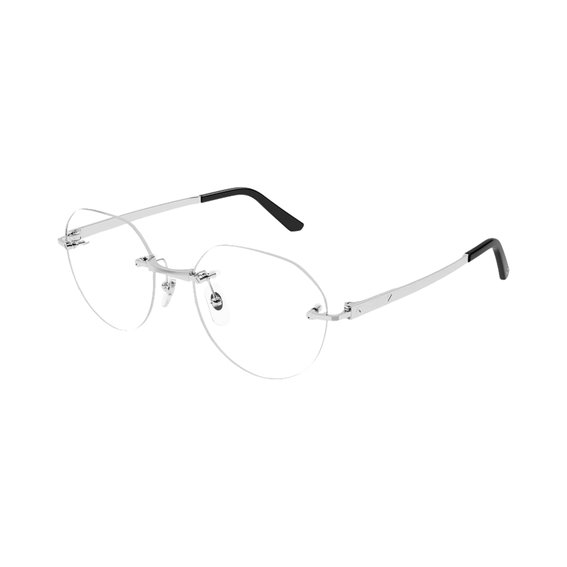 까르띠에 산토스 림리스 CT0408O-002 실버(Cartier Santos Rimless CT0408O-002 Silver) - 1