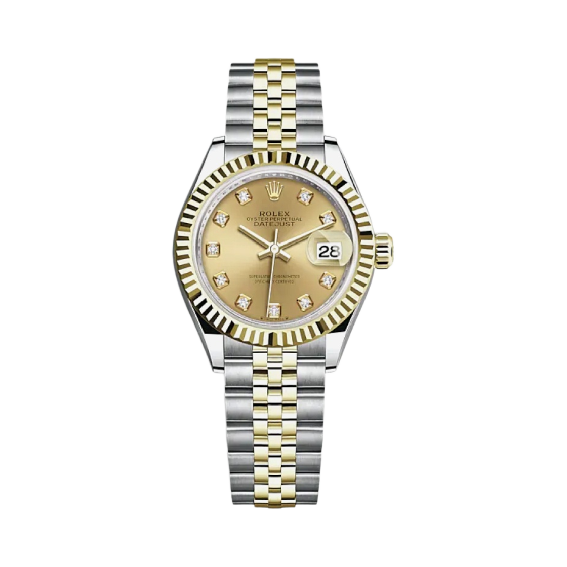 롤렉스 레이디-데이트저스트 28mm 279173 샴페인 다이아 셋팅 쥬빌리(Rolex Lady-Datejust 28mm 279173 Champagne Diamond-Set Jubilee)