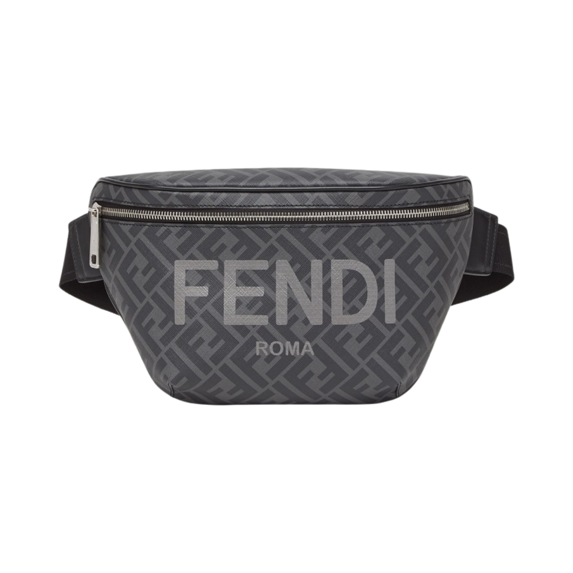 펜디 벨트백 FF 패브릭 블랙(Fendi Belt Bag FF Fabric Black) - 1