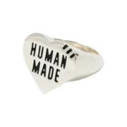 Human Made Heart Silver Ring Silver