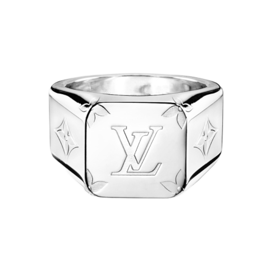 루이비통 모노그램 시그넷 링 팔라듐(Louis Vuitton Monogram Signet Ring Palladium)