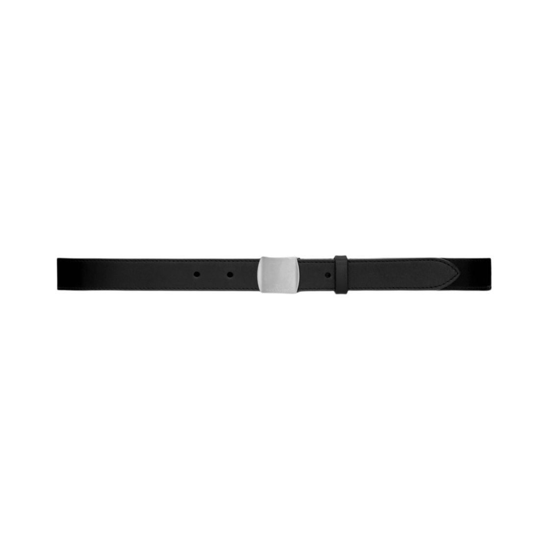 생로랑 아미 버클 벨트 스무스 레더 블랙(Saint Laurent Army Buckle Belt In Smooth Leather Black) - 1