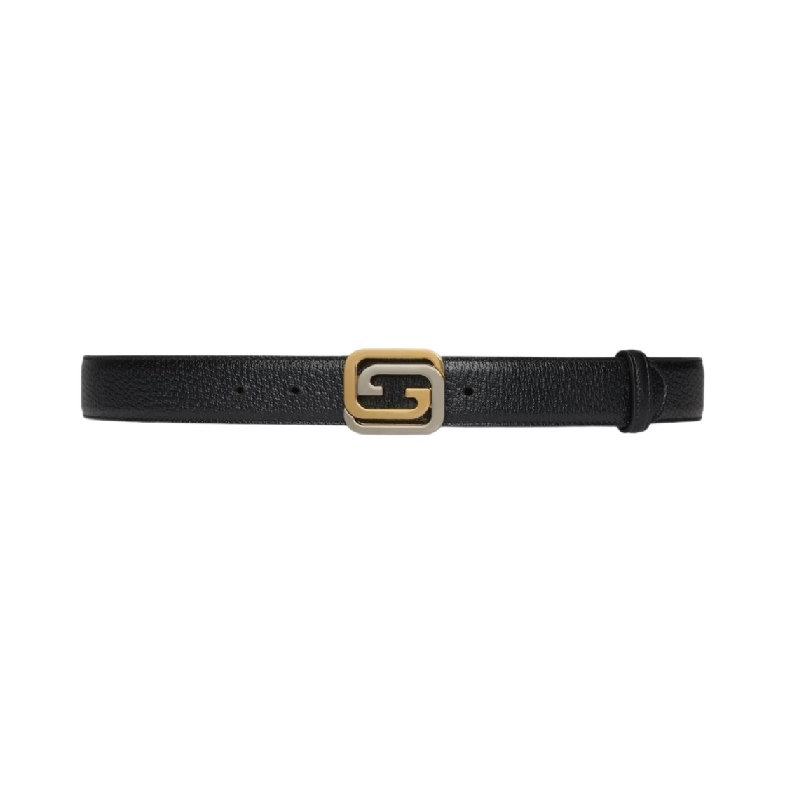 구찌 스퀘어 인터로킹 G 리버시블 벨트 블랙 브라운(Gucci Reversible Belt with Squared Interlocking G Black Brown) - 1