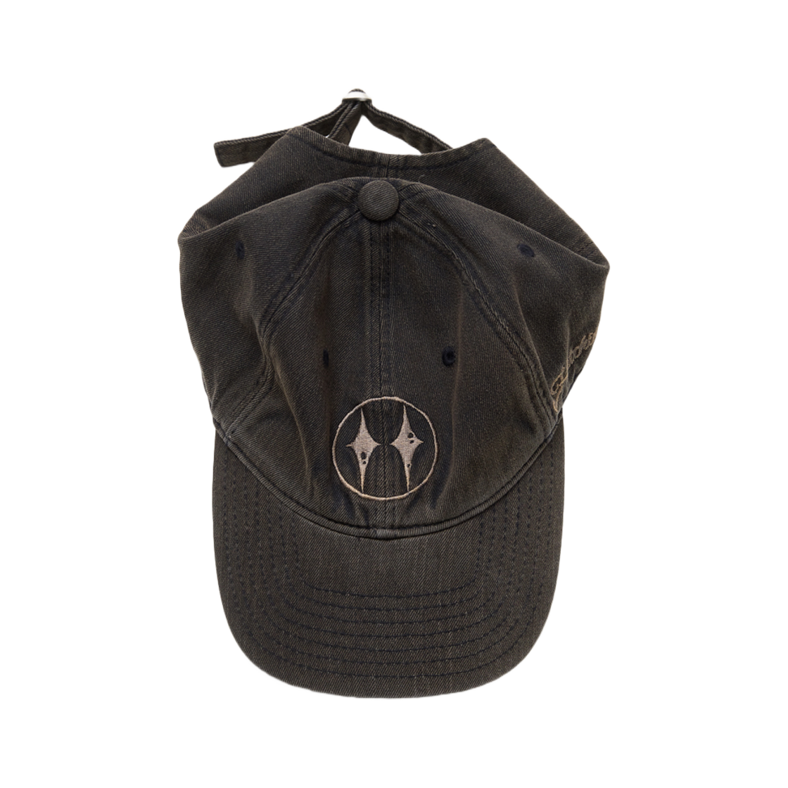 해칭룸 트윙클 H 캡 블리치드 블랙(Hatchingroom Twinkle H Cap Bleached Black)