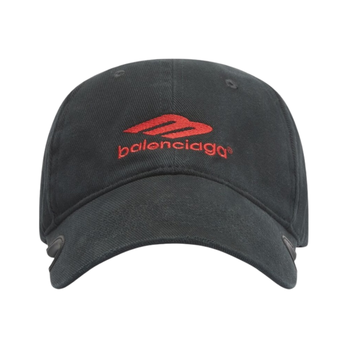 발렌시아가 3B 스포츠 아이콘 캡 블랙 레드(Balenciaga 3B Sports Icon Cap Black Red) - 1