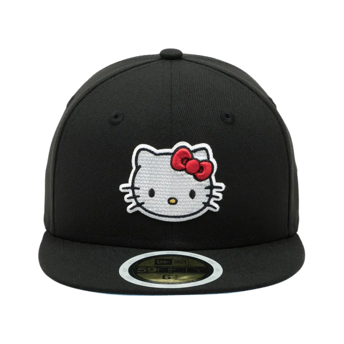 (키즈) 뉴에라 x 헬로 키티 5950 볼캡 블랙((Kids) New Era x Hello Kitty 5950 Ball Cap Black)