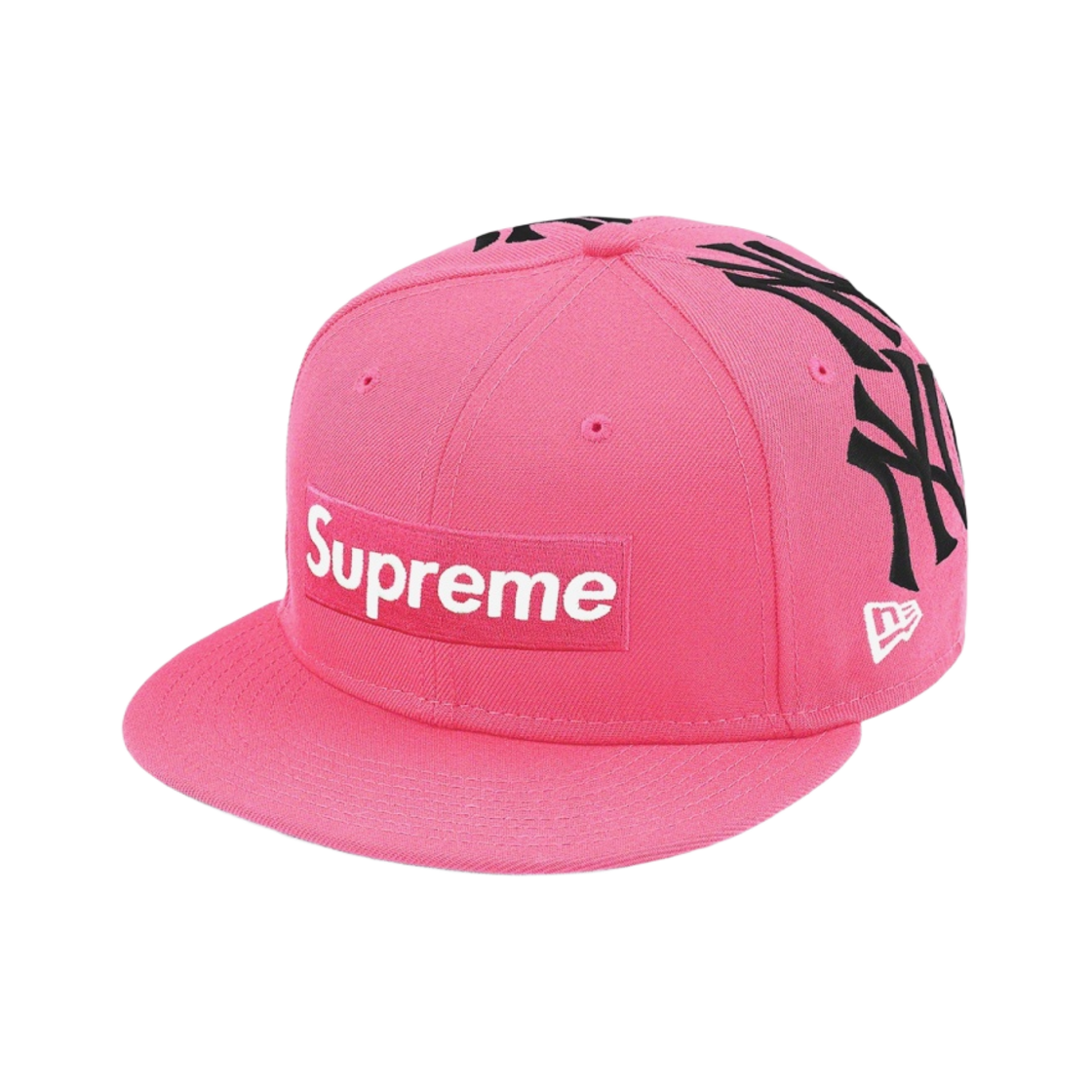 슈프림 x 뉴욕 양키스 박스로고 뉴에라 핑크 - 21FW(Supreme x New York Yankees Box Logo New Era Pink - 21FW) - 1