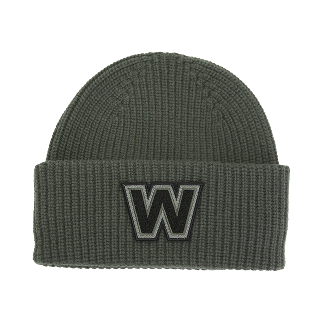 ALBEN-007 (W) Weekend Max Mara Alben Wool Yarn Beanie Khaki