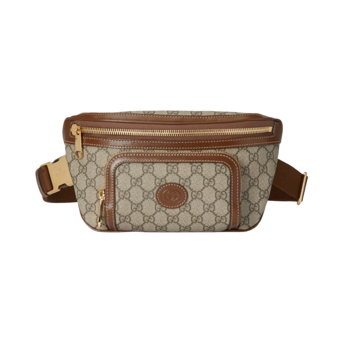 733240-92THG-8563 Gucci GG Large Belt Bag Beige Ebony Supreme