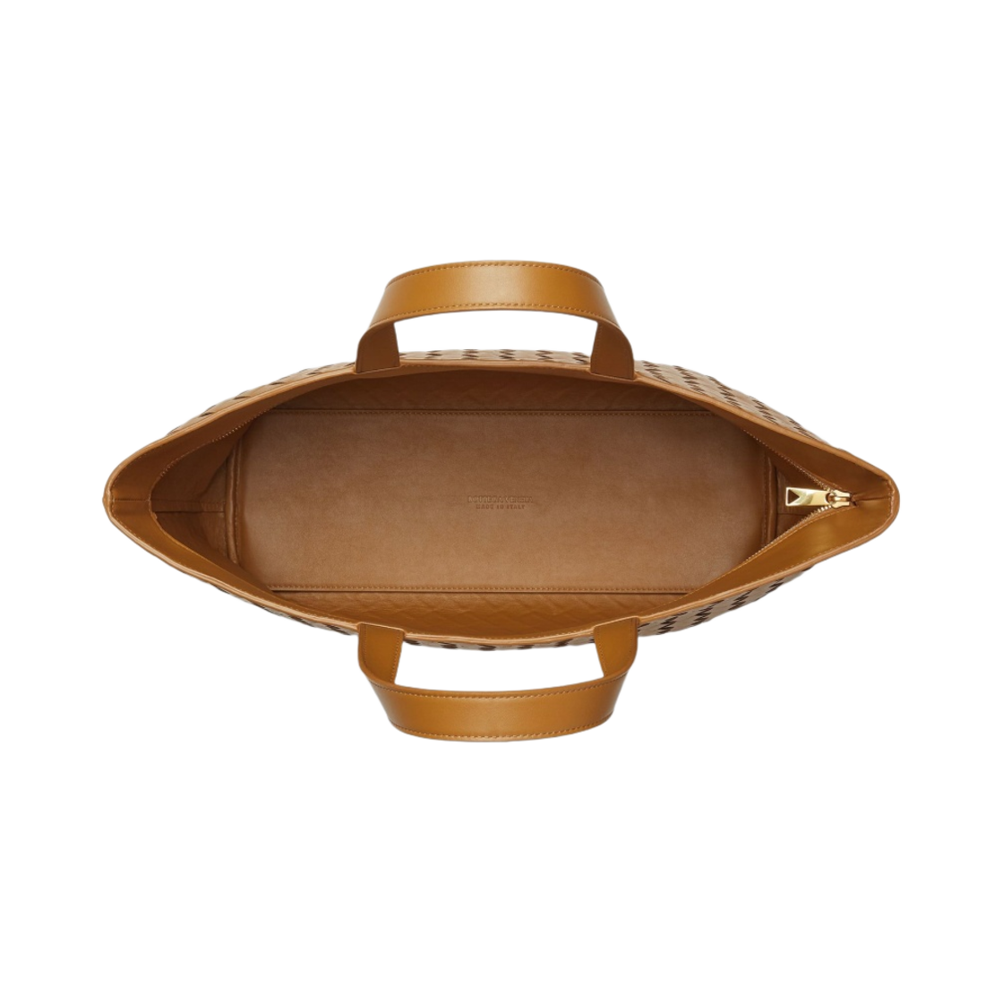 보테가 베네타 인트레치아토 토트백 카멜(Bottega Veneta Intrecciato Tote Bag Camel) - 3