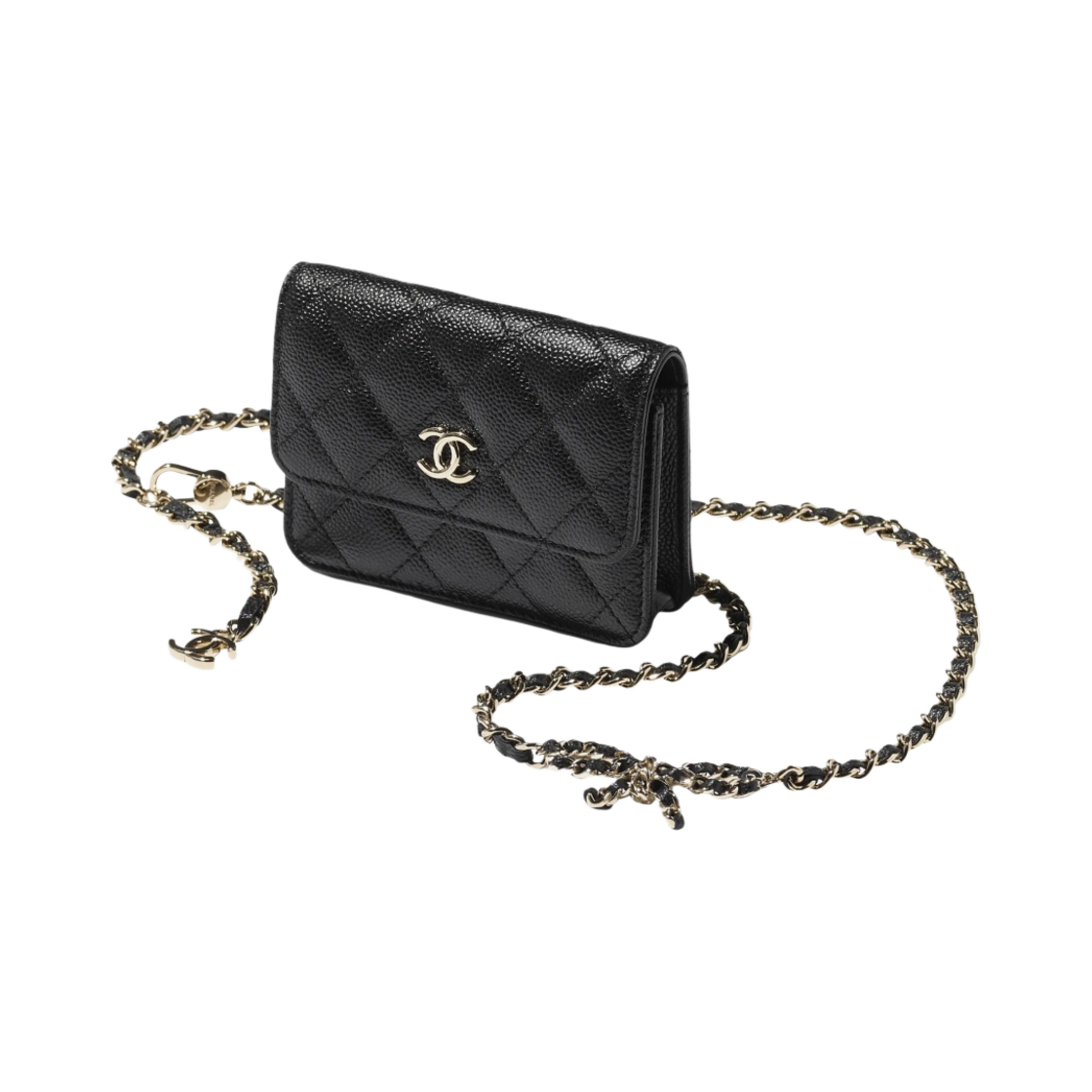 AP3352-B10706-94305 Chanel Belt Bag Grained Calfskin & Gold Black - #2